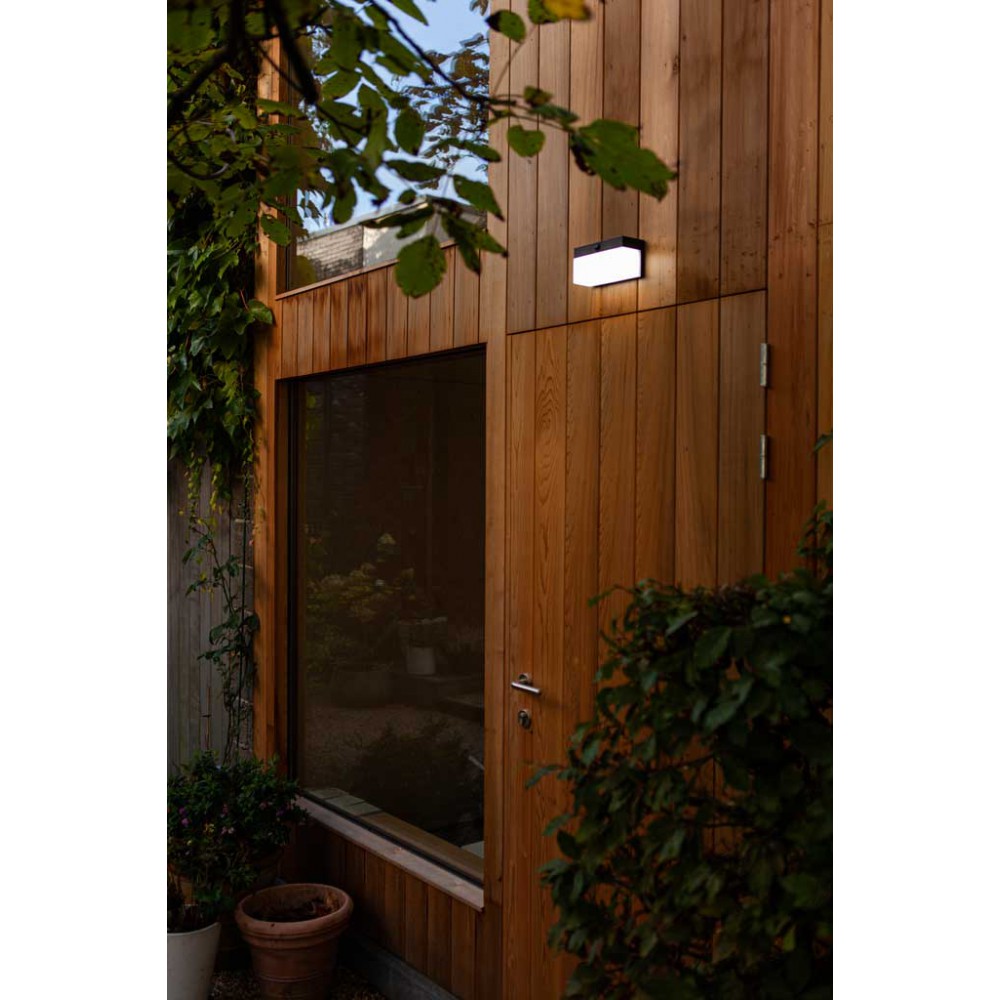 LED Ηλιακό Φωτιστικό Τοίχου Με Αισθητήρα 9,7W IP44 FRAN LUTEC