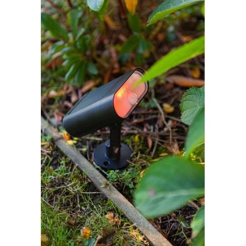 LED Ηλιακό Φωτιστικό Τοίχου ή Καρφωτό Δαπέδου Με Αισθητήρα RGBW 7W IP54 GINBO LUTEC