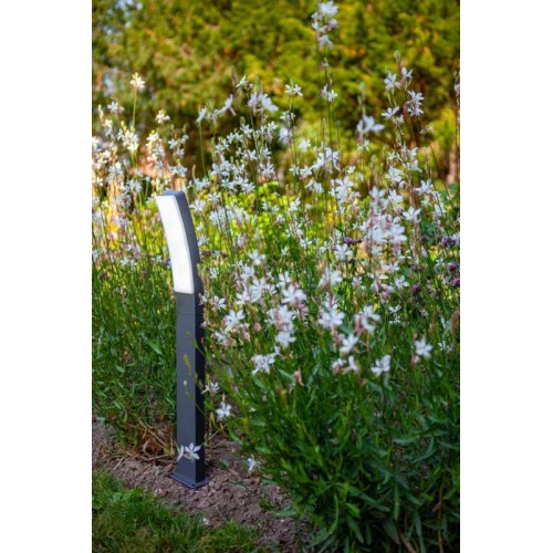 LED Φωτιστικό Δαπέδου Σκούρο Γκρι 19W 1200Lm 2700K-6500K ΙP54 KIRA - LUTEC