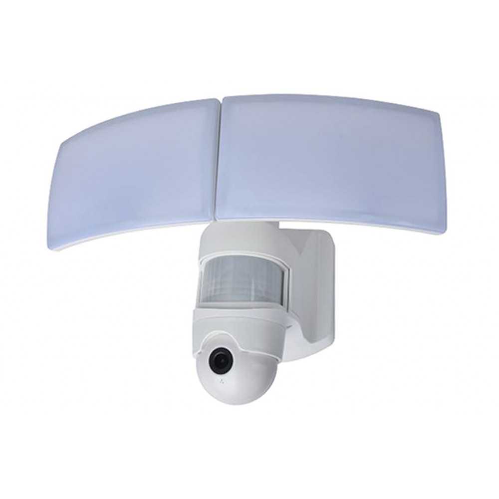 Φωτιστικό Τοίχου με Ανιχνευτή Κίνησης & Κάμερας Ασφαλείας LED 36W / 3400Lm / CCT / ΙP44 LIBRA - LUTEC