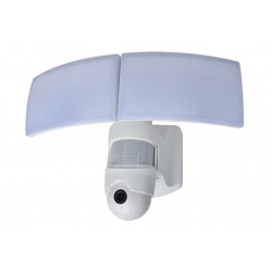Φωτιστικό Τοίχου με Ανιχνευτή Κίνησης & Κάμερας Ασφαλείας LED 36W / 3400Lm / CCT / ΙP44 LIBRA - LUTEC