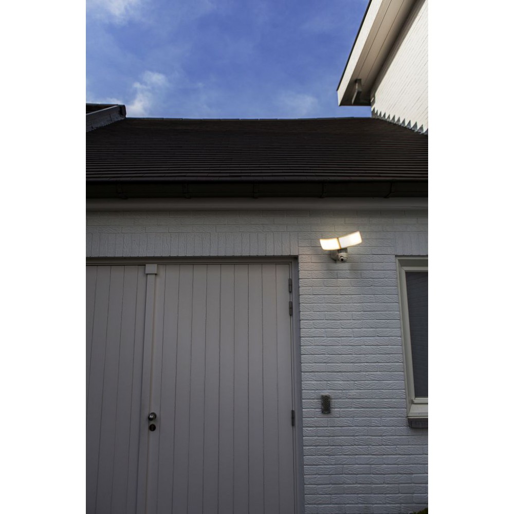 Φωτιστικό Τοίχου με Ανιχνευτή Κίνησης & Κάμερας Ασφαλείας LED 36W / 3400Lm / CCT / ΙP44 LIBRA - LUTEC