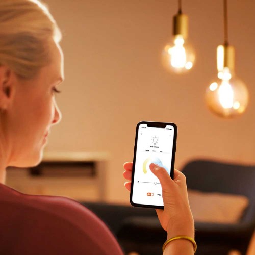 LED Filament CCT TUNABLE Λάμπα 3ης Γενιάς Με Εναλλαγή Φωτισμού G95 7.5W E27 2200K-5500K 240V - LUTEC CONNECT