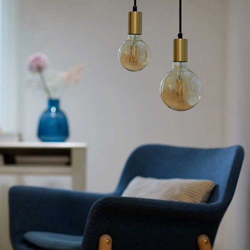 LED Filament CCT TUNABLE Λάμπα 3ης Γενιάς Με Εναλλαγή Φωτισμού G95 7.5W E27 2200K-5500K 240V - LUTEC CONNECT