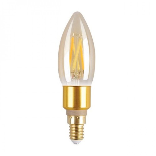 LED Filament CCT TUNABLE Λάμπα 3ης Γενιάς Με Εναλλαγή Φωτισμού C35 5.5W E14 2200K-5500K 240V - LUTEC CONNECT