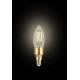 LED Filament CCT TUNABLE Λάμπα 3ης Γενιάς Με Εναλλαγή Φωτισμού C35 5.5W E27 2200K-5500K 240V - LUTEC CONNECT