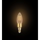 LED Filament CCT TUNABLE Λάμπα 3ης Γενιάς Με Εναλλαγή Φωτισμού C35 5.5W E27 2200K-5500K 240V - LUTEC CONNECT