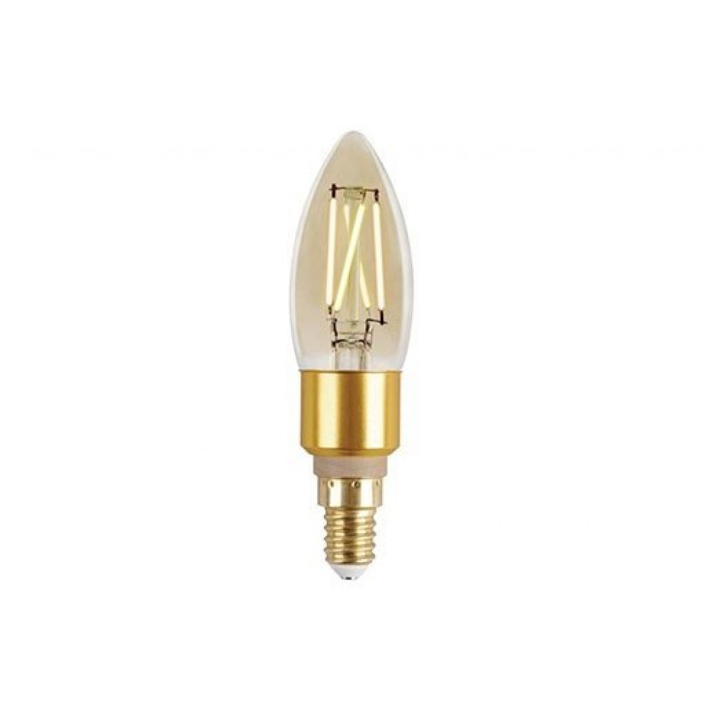 LED Filament CCT TUNABLE Λάμπα 3ης Γενιάς Με Εναλλαγή Φωτισμού C35 5.5W E27 2200K-5500K 240V - LUTEC CONNECT