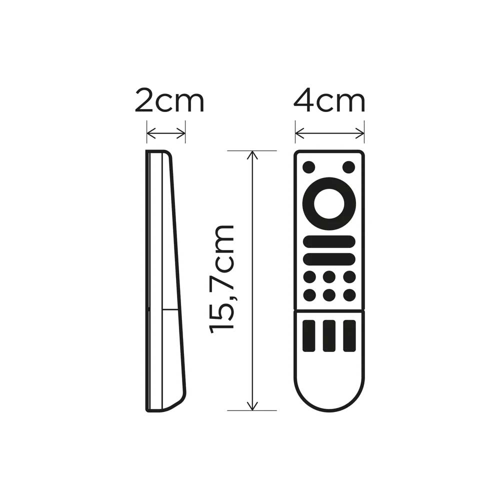 Remote control 3rd Generation (2xAAA not included) - LUTEC CONNECT