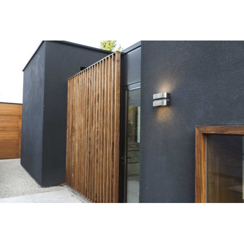 LED Απλίκα Ανοξείδωτο Ατσάλι Εξωτερικού Χώρου 14.5W 3000K IP44 MAYA LUTEC