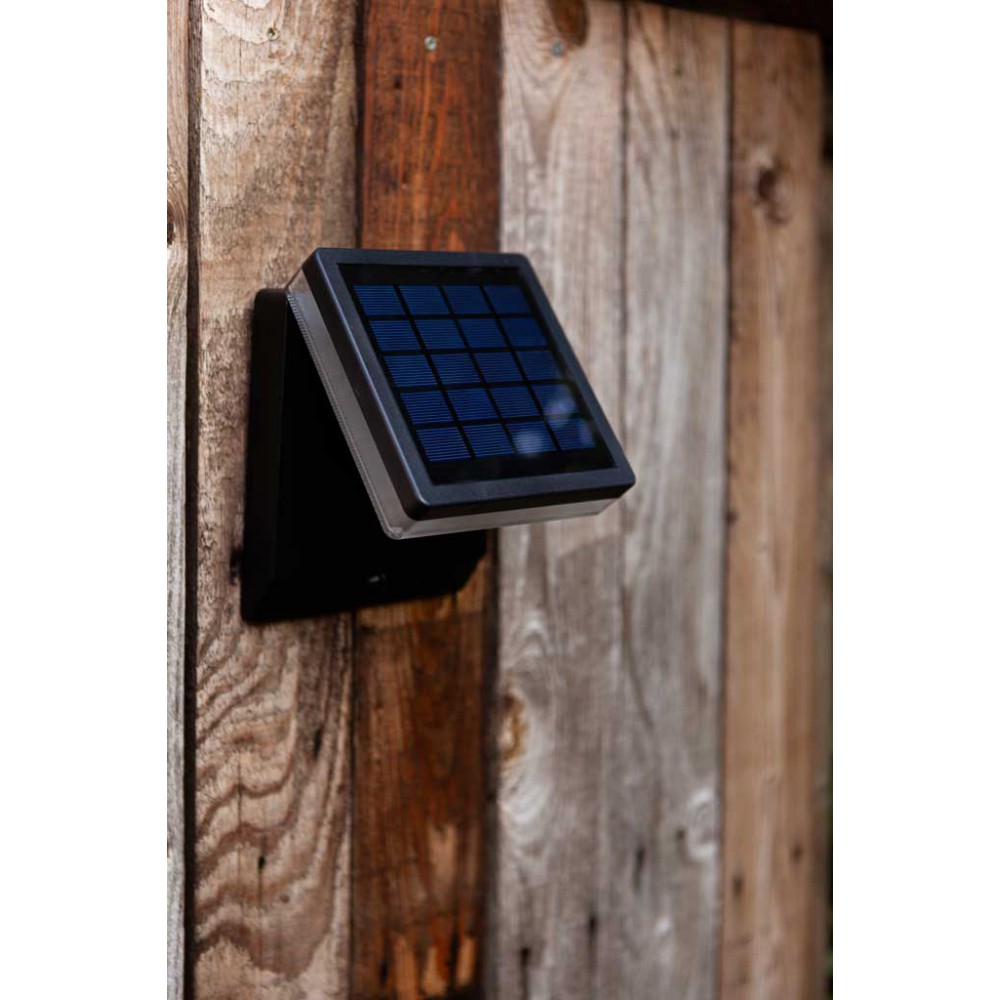 LED Ηλιακό Φωτιστικό Τοίχου Με Αισθητήρα 8W IP44 MOZE LUTEC