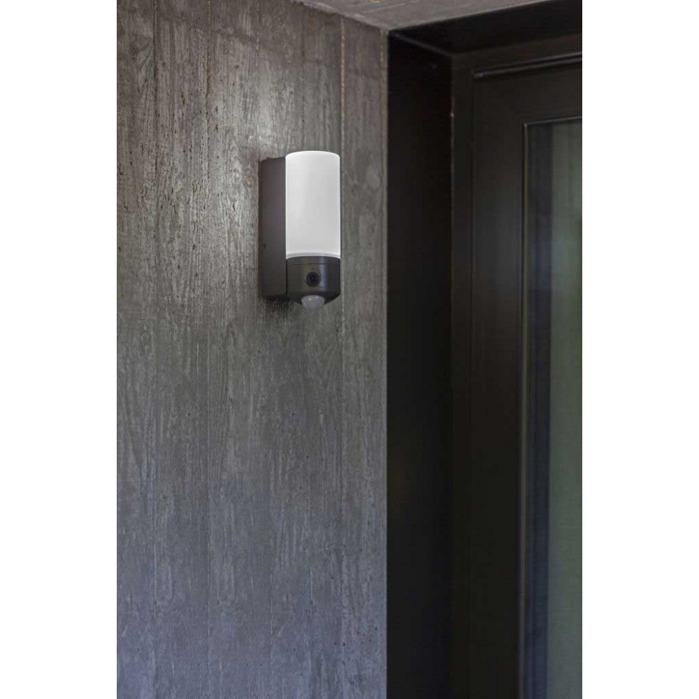 Φωτιστικό Τοίχου με Ανιχνευτή Κίνησης & Κάμερας Ασφαλείας LED 18W / 1200Lm / CCT / ΙP44 POLLUX - LUTEC