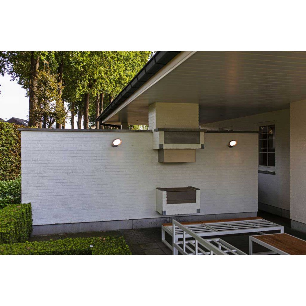 LED Απλίκα Αλουμινίου Εξωτερικού Χώρου 15W 3000K IP54 POLO LUTEC