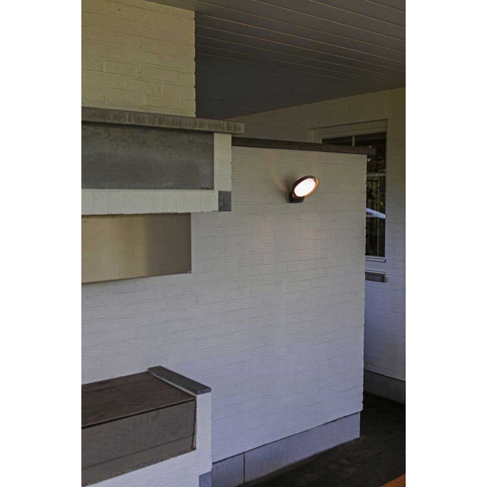 LED Απλίκα Αλουμινίου Εξωτερικού Χώρου 15W 3000K IP54 POLO LUTEC