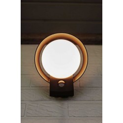 LED Απλίκα Αλουμινίου Εξωτερικού Χώρου Με Αισθητήρα Κίνησης 16W 3000K IP54 POLO LUTEC