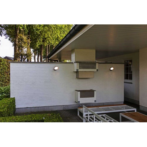 LED Απλίκα Αλουμινίου Εξωτερικού Χώρου Με Αισθητήρα Κίνησης 16W 3000K IP54 POLO LUTEC