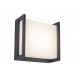 LED Απλίκα Αλουμινίου Εξωτερικού Χώρου 9.5W 3000K IP54 QUBO LUTEC