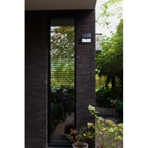 LED Ηλιακό Φωτιστικό Τοίχου Με Αισθητήρα 8,5W IP44 TUDA LUTEC