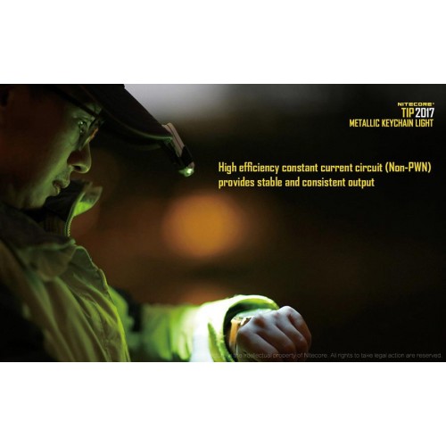 ΦΑΚΟΣ LED NITECORE TIP, NEW, GREEN, CRI