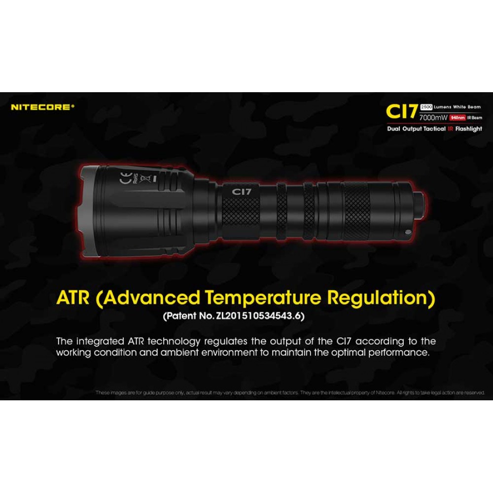 ΦΑΚΟΣ LED NITECORE CAMELEON Ci7