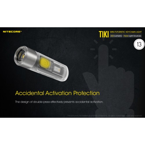 Φακός LED NITECORE TIKI, 300 lumens