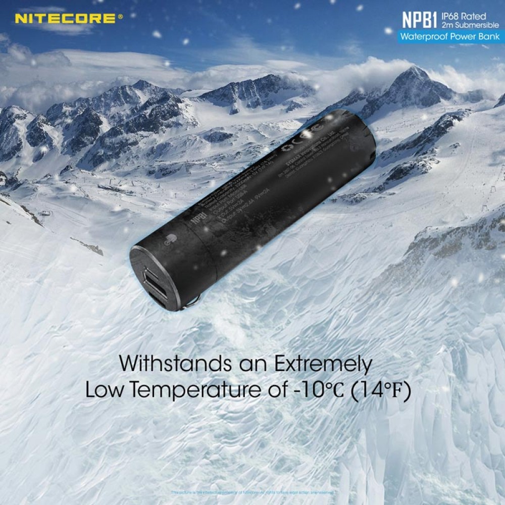 POWER BANK NITECORE NPB1, 5000ma, WaterProof, IP68