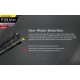 ΦΑΚΟΣ LED NITECORE PRECISE P20UV V2, Tactical, Strobe Ready