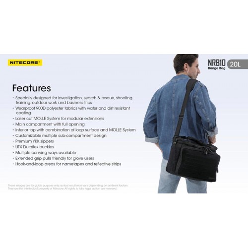 ΣΑΚΙΔΙΟ NITECORE RANGE BAG NRB10 black