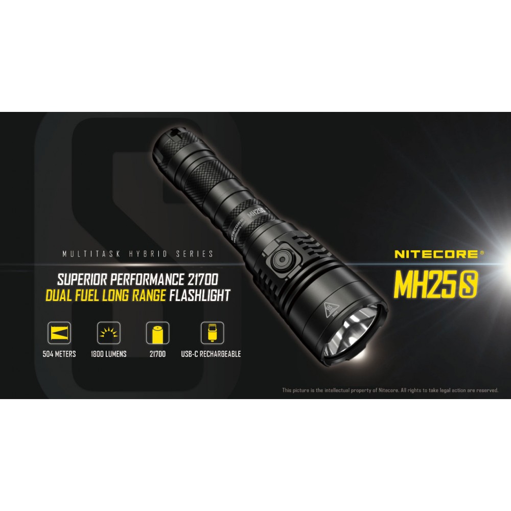 ΦΑΚΟΣ LED NITECORE MULTI TASK HYBRID MH25,1800lumens