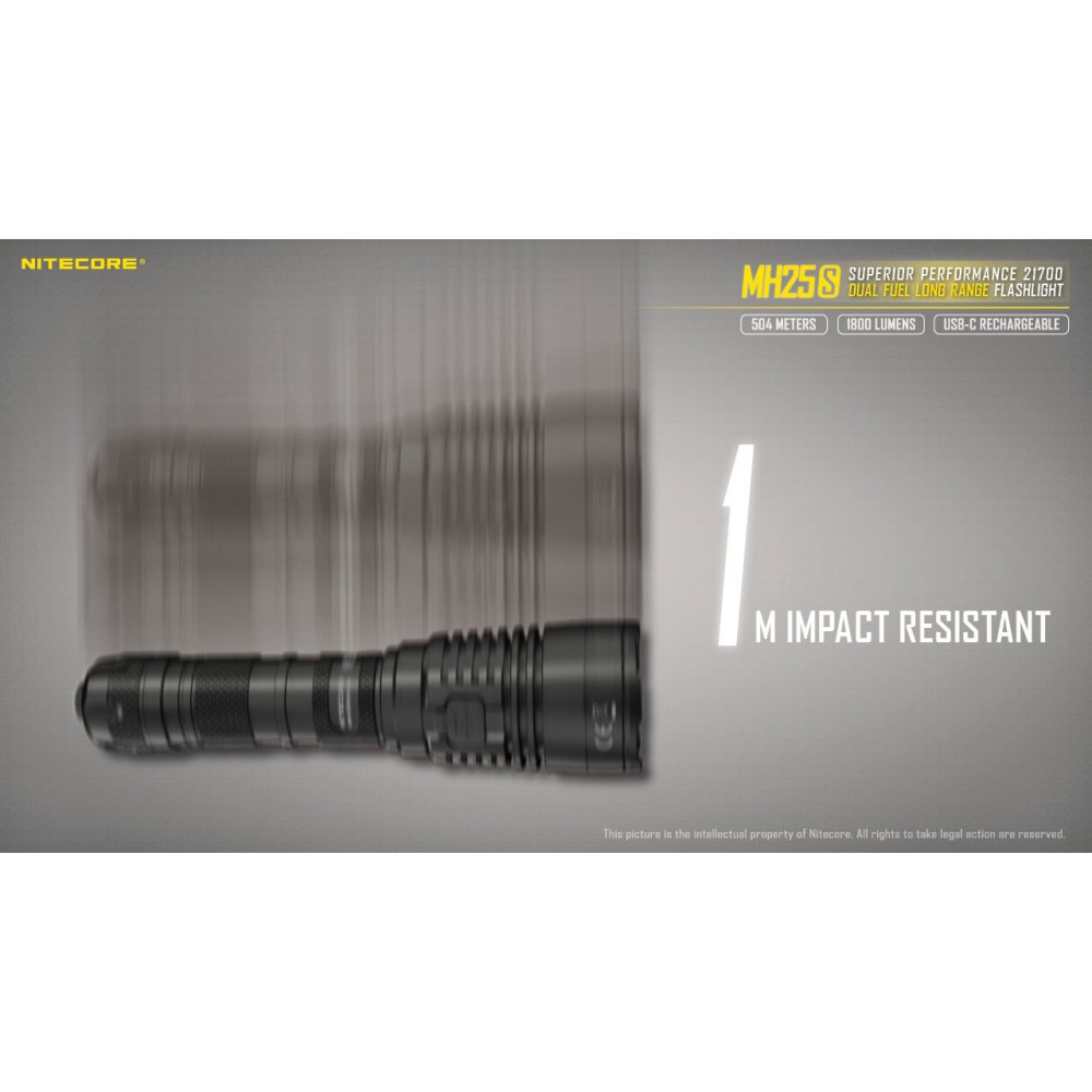 ΦΑΚΟΣ LED NITECORE MULTI TASK HYBRID MH25,1800lumens