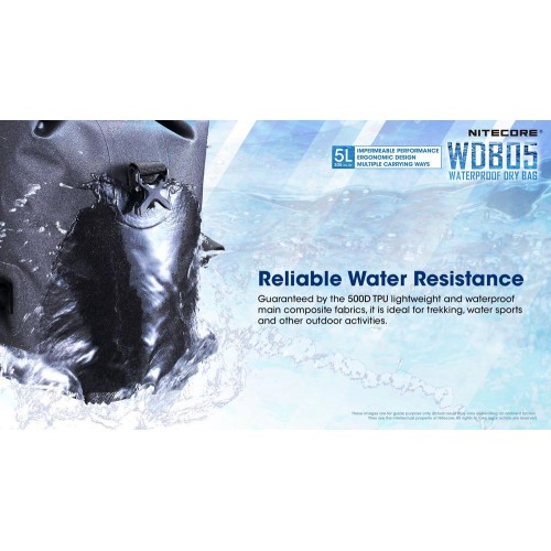 ΣΑΚΟΣ ΑΔΙΑΒΡΟΧΟΣ NITECORE 5L – DRY BAG