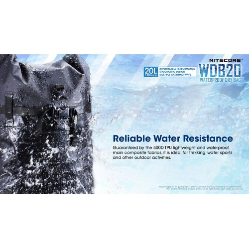 ΣΑΚΟΣ ΑΔΙΑΒΡΟΧΟΣ NITECORE 20L – DRY BAG