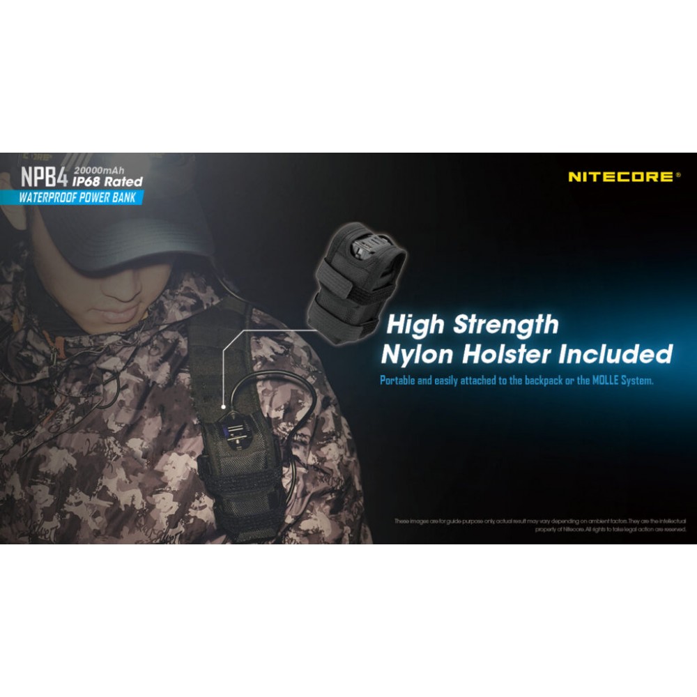 POWER BANK NITECORE NPB4, 20000ma, WaterProof, IP68