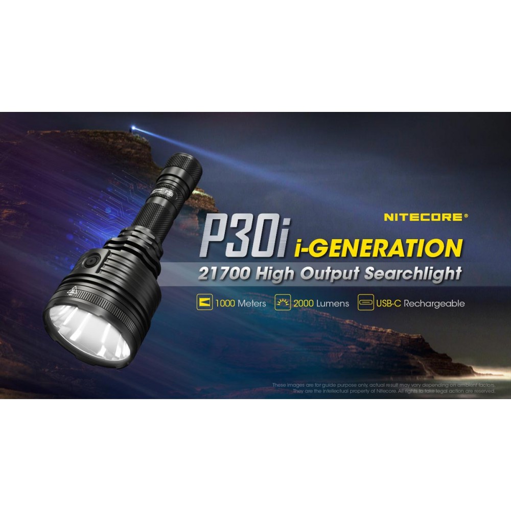 ΦΑΚΟΣ LED NITECORE PRECISE P30i, KIT