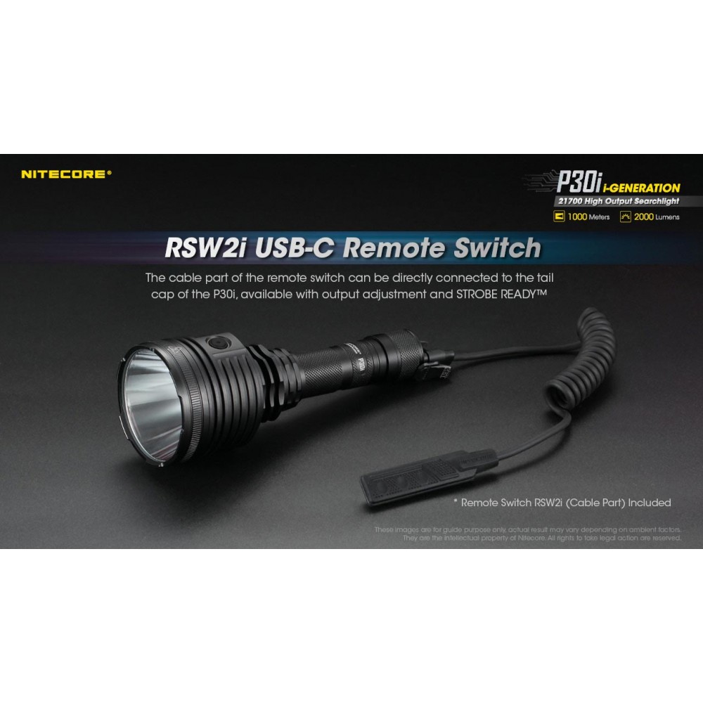 ΦΑΚΟΣ LED NITECORE PRECISE P30i, KIT