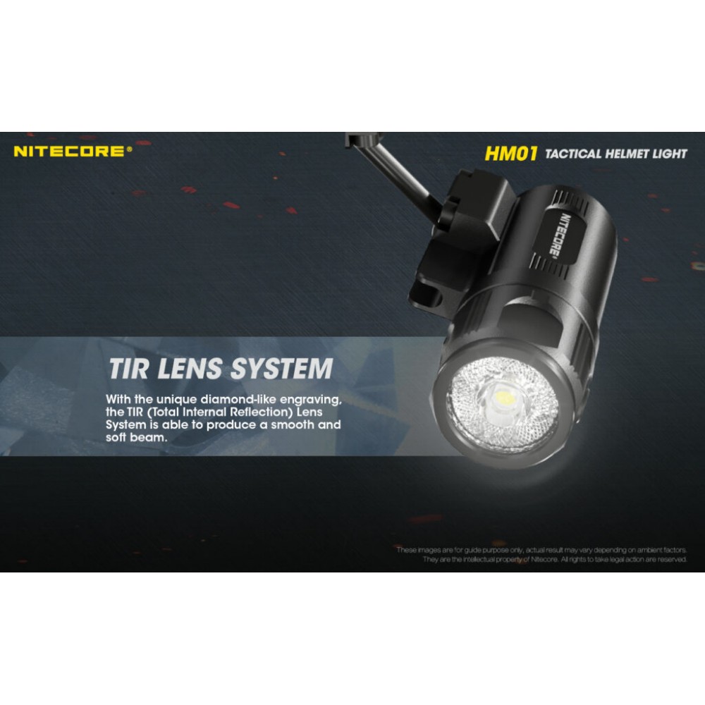 ΦΑΚΟΣ LED NITECORE HEADLAMP HM01, Tactical Helmet Light