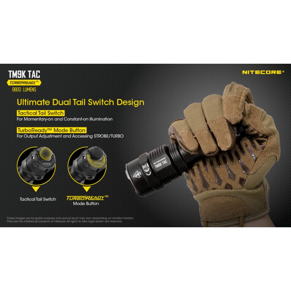 ΦΑΚΟΣ LED NITECORE TM9KTAC, 9800 Lumens