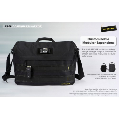 ΤΣΑΝΤΑΚΙ NITECORE EDC, SLB09, High Strength 500D Polyester Fabric, 9lt