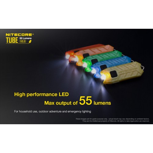 ΦΑΚΟΣ LED NITECORE TUBE, JACINTH, V2.0, 55lumens