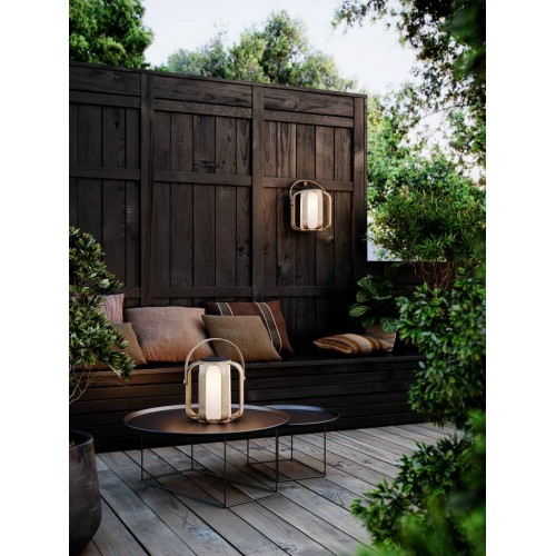 LED Φωτιστικό Επιτραπέζιο Φορητό - Ηλιακό Εξωτερικού Χώρου Από Μπαμπού IP44 4W BOB TO GO - NORDLUX