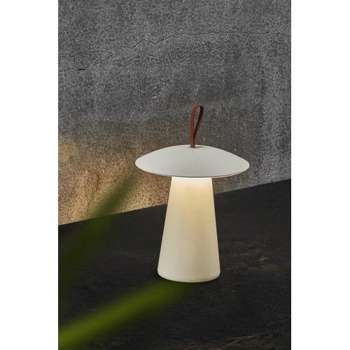 LED Φωτιστικό Επιτραπέζιο Φορητό Εξωτερικού Χώρου Λευκό IP54 2W ARA TO GO - NORDLUX