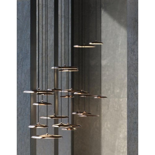 LED Κρεμαστό Φωτιστικό Μεταλλικό Χάλκινο - 14W ARTIST 25 - NORDLUX