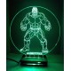 LED Φωτιστικό Χαραγμένο Plexiglass Με Σχέδιο Superheroes Hulk Με Διακόπτη ON/OFF AlphaLed