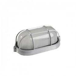 Καραβοχελώνα Αλουμινίου Σε Γκρί 1xE27 IP44 Eurolamp