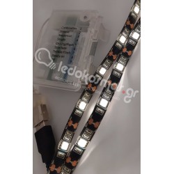 LED Ταινία Με Μπαταρία - 7.2W 3500K 5V, 3xAA