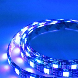 LED Ταινία SMD5050 Με Μπαταρία - 7.2W Blue 5V, 3xAA