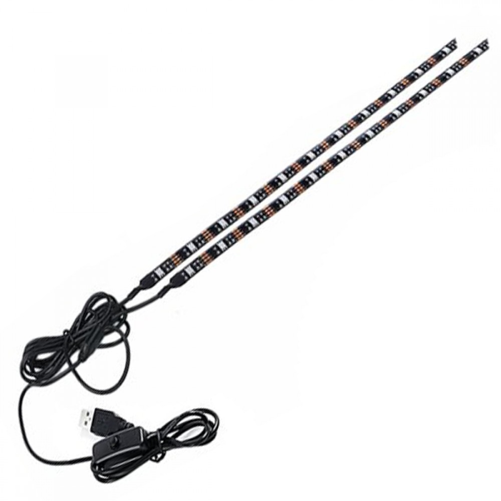 LED Ταινία SMD5050 Με Μπαταρία - 7.2W Blue 5V, 3xAA