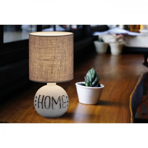 Πορτατίφ Κεραμικό Με Υφασμάτινο Καπέλο 1x40W E14 ESNA - RL