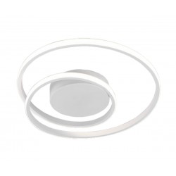 LED Πλαφονιέρα Μεταλλική Λευκή ø39cm 22W ZIBAL - RL