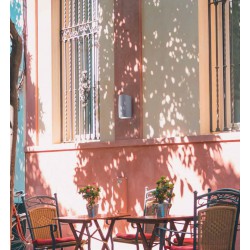 Απλίκα Εξωτερικού Χώρου Από Ρητίνη Γκρι Up-Down LED 2 X 3,5W GU10 IP55 - MARTA 90 FUMAGALLI